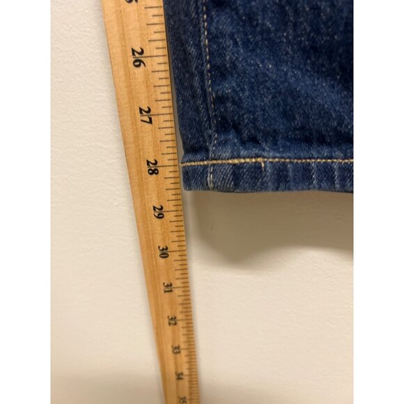 Lane Bryant Plus Size  Magic Waist Mid Rise Boyfriend Dark Wash Jeans Sz 14 - Picture 7 of 9